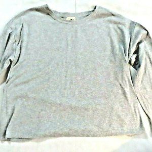 Dittos Gray Long Sleeve Top Shirt